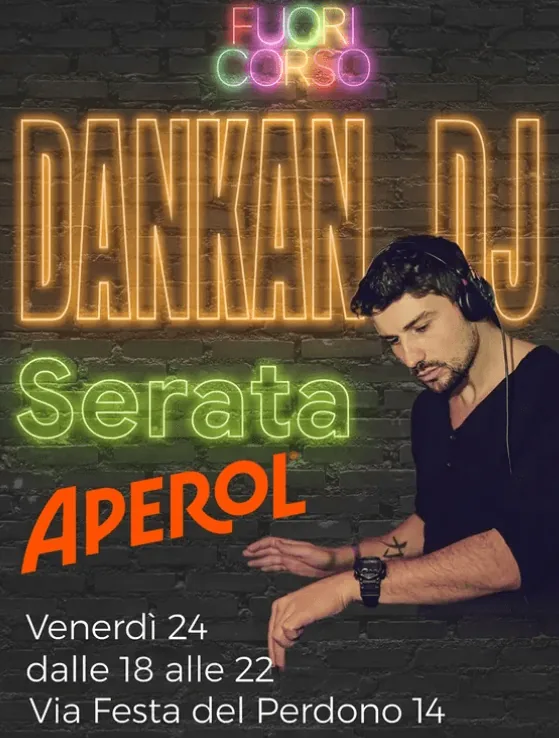 Locandina della serata Dankan Dj